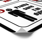 Ein modernes - aktualisiertes - Schmerzdiagramm-Po Poster (Ecke)