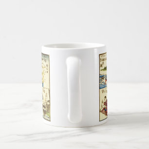 Ein modernes Gemisch von Englisch fasst Tasse ab