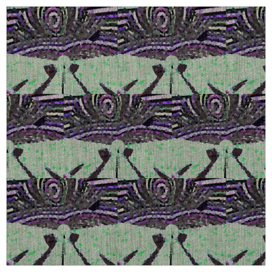 Ein modernes Geschenk, Mosaik in hellgrüner Farbe Stoff (Muster)