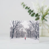 Ein modernes kleines rotes Reithaus im Central Par Postkarte (Stehend Vorderseite)