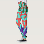 Ein modernes mehrfarbiges, nahtloses "Ratti_Creati Leggings (Links)