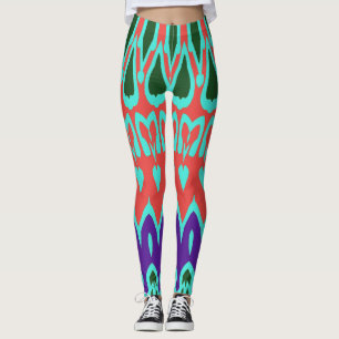 Ein modernes mehrfarbiges, nahtloses "Ratti_Creati Leggings