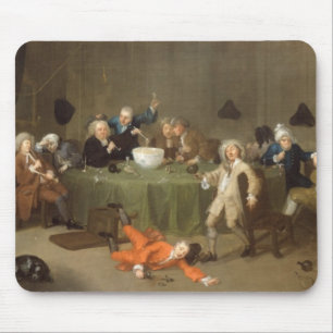 Ein modernes Mitternachtsgespräch, c.1732 (Öl ka Mousepad