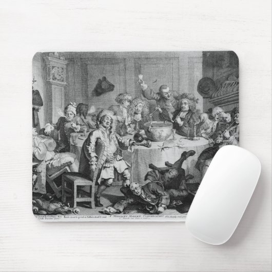 Ein modernes Mitternachtsgespräch Mousepad (Mit Mouse)