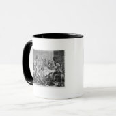 Ein modernes Mitternachtsgespräch Tasse (Vorderseite Links)