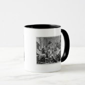 Ein modernes Mitternachtsgespräch Tasse (VorderseiteRechts)