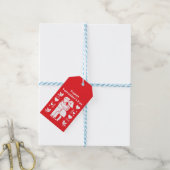Ein modernes Valentinstag im Bauhaus-Stil Geschenkanhänger (Mit Garn)