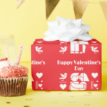 Ein modernes Valentinstag im Bauhaus-Stil