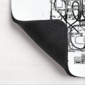 EIN MÖGLICHER HAUSHALT HAZZARD MOUSEPAD (Ecke)