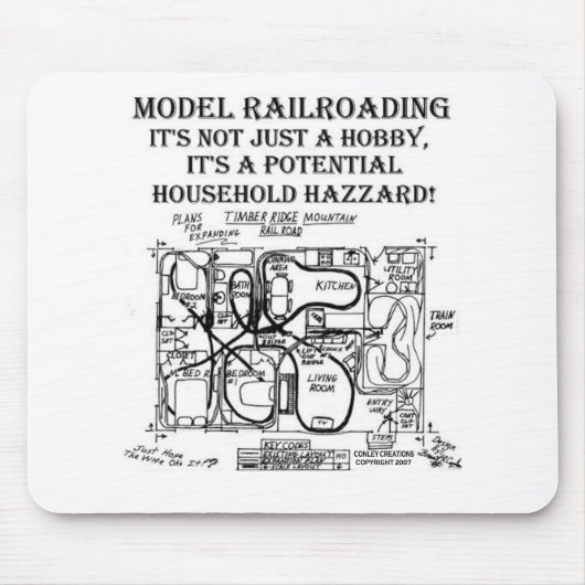 EIN MÖGLICHER HAUSHALT HAZZARD MOUSEPAD (Vorne)