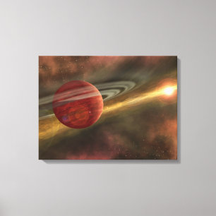 Ein möglicher neu entdeckter Planet Leinwanddruck