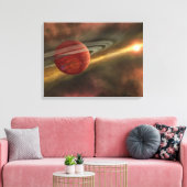 Ein möglicher neuer Planet Leinwanddruck (Insitu (Wohnzimmer))