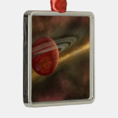 Ein möglicher neuer Planet Silbernes Ornament (Rechts)