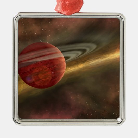 Ein möglicher neuer Planet Silbernes Ornament (Vorne)
