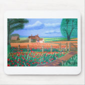 Ein Mohnfeld Mousepad (Vorne)
