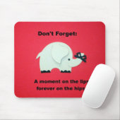 Ein Moment auf den Lippen, für immer auf den Hüfte Mousepad (Mit Mouse)