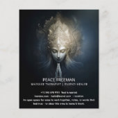 Ein Moment der Gnade | Meditationskunst Flyer (Hinten)