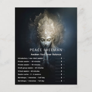 Ein Moment der Gnade Meditationskunst Flyer