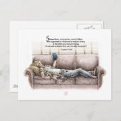 Ein Moment der Mühe Postkarte (Vorne/Hinten)