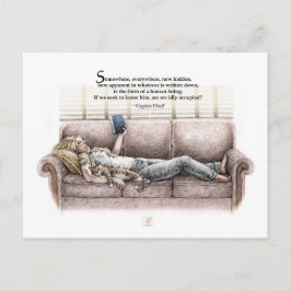 Ein Moment der Mühe Postkarte