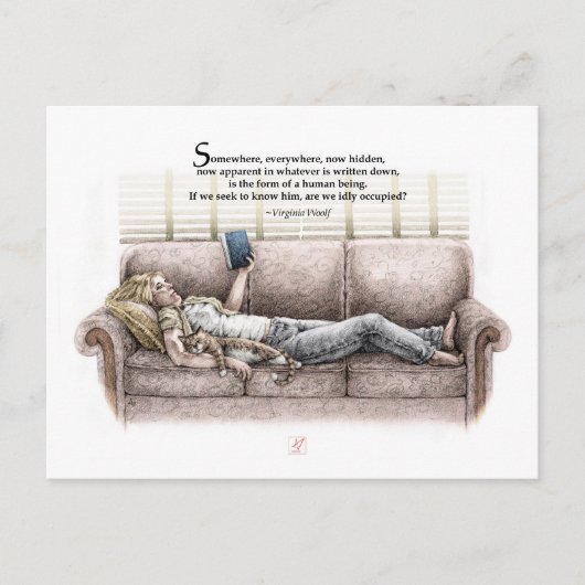 Ein Moment der Mühe Postkarte (Vorderseite)