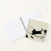 Ein Moment der Tinte und Whiskers Notizblock (Innenseite)