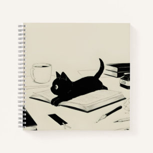 Ein Moment der Tinte und Whiskers Notizblock