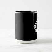 Ein Moment der Wissenschaft bitte Zweifarbige Tasse (Mittel)