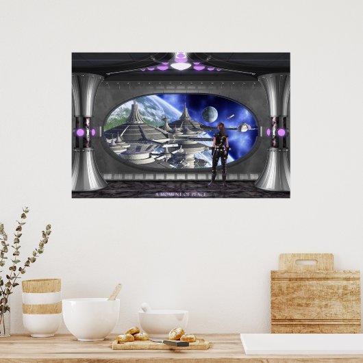 Ein Moment des Friedens Poster (Küche)