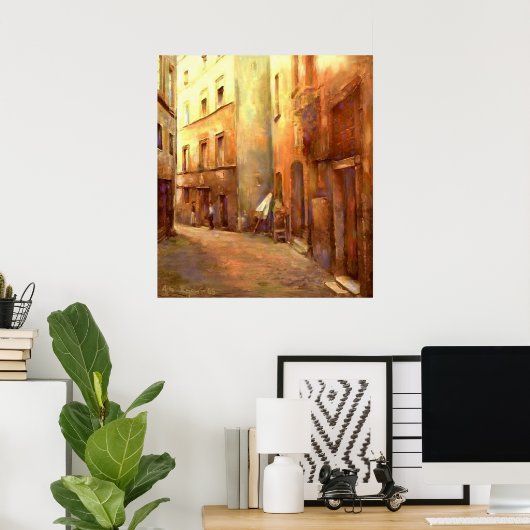 Ein Moment in Rom Poster (Heimbüro)