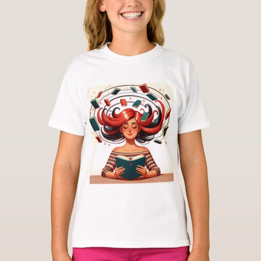 Ein Moment literarischer Bliss T-Shirt (Vorderseite)