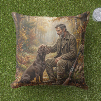 Ein Moment nach der Jagd Kissen