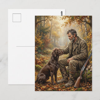 Ein Moment nach der Jagd Postkarte