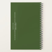 Ein Moment zum Feiern des Notebooks Notizblock (Rückseite)