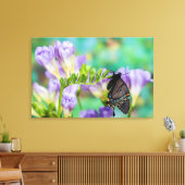 Ein Monarchen-Schmetterling | Danaus Plexippus Leinwanddruck (Insitu (Wohnzimmer))