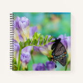 Ein Monarchen-Schmetterling | Danaus Plexippus Notizblock (Vorderseite)