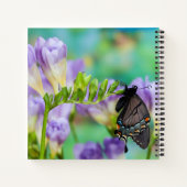 Ein Monarchen-Schmetterling | Danaus Plexippus Notizblock (Rückseite)
