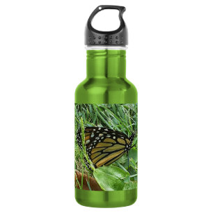 Ein Monarchen-Schmetterling Edelstahlflasche