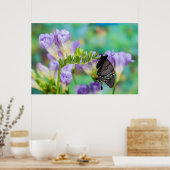 Ein Monarchfalter | Danaus Plexippus Poster (Küche)