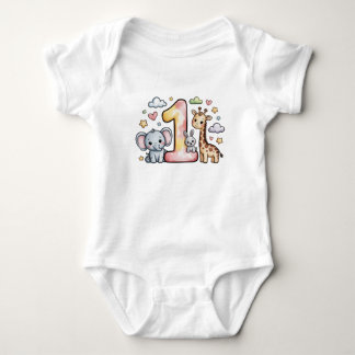 Ein Monat Baby Strampler