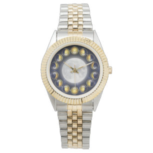 Ein Monat im Leben der Mond-Uhr Armbanduhr