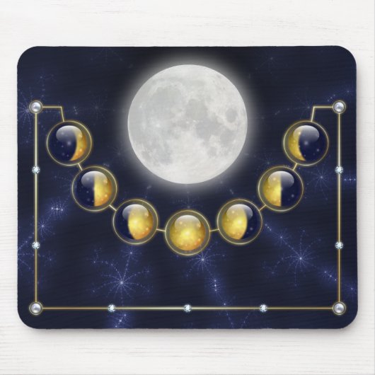 Ein Monat im Leben des Mondes Mousepad (Vorne)