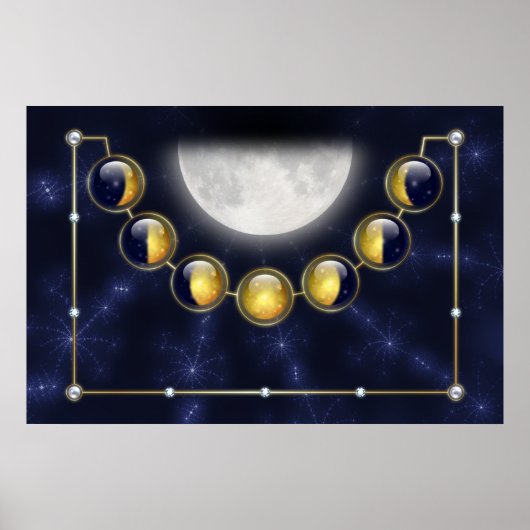 Ein Monat im Leben des Mondes Poster (Vorne)