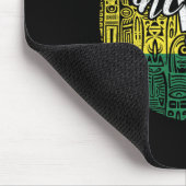 Ein Monat kann die Botschaft des schwarzen Stolzes Mousepad (Ecke)