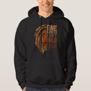 Ein Monat kann unsere Geschichte Kleidung afrikani Hoodie