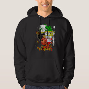 Ein Monat kann unsere Geschichte Kleidung afrikani Hoodie