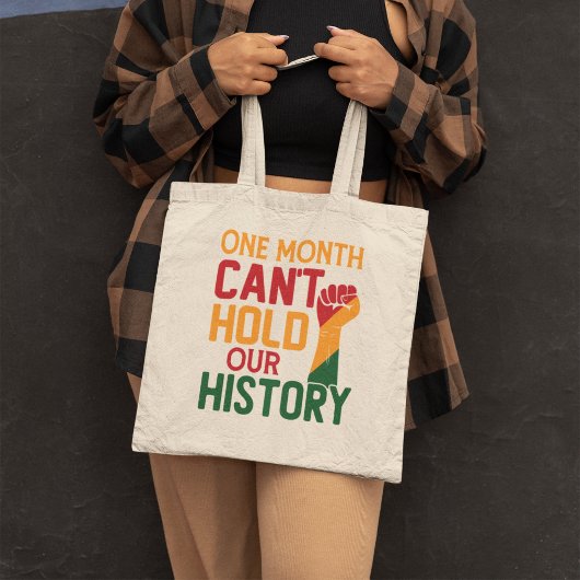 Ein Monat kann unsere Geschichte nicht halten Tragetasche