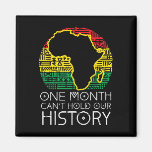 Ein Monat kann unsere Geschichte Panafrikanisches  Magnet