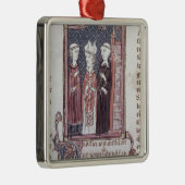 Ein Mönch, ein Bischof und ein Abt Silbernes Ornament (Rechts)