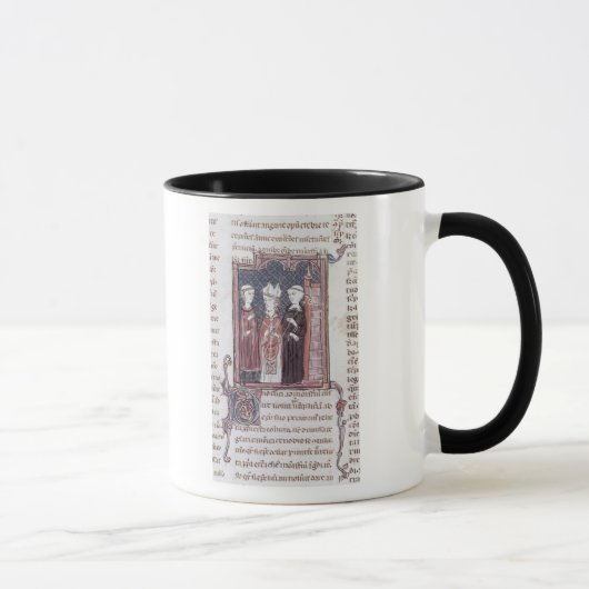 Ein Mönch, ein Bischof und ein Abt Tasse (Rechts)